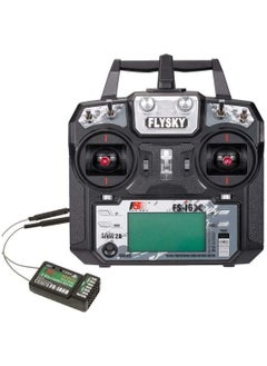 Flysky Flysky Fs-I6X 10Ch 2.4Ghz Rc Transmitter Controller with Ia6B Receiver Upgrade Cable for Rc Boat Racing Drone  - Image 1