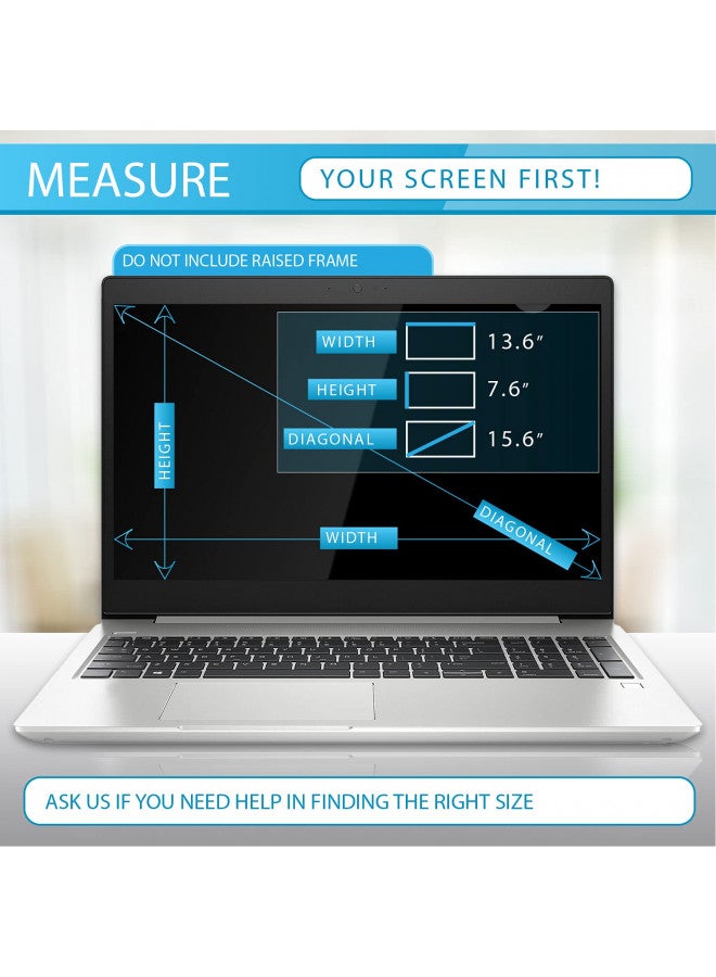 EZ-Pro Screen Protector Premium Anti Blue Light and Anti Glare Screen Protector (3 Pack) for 15.6 Inches Laptop. Filter out Blue Light and relieve computer eye strain to help you sleep better - Image 4