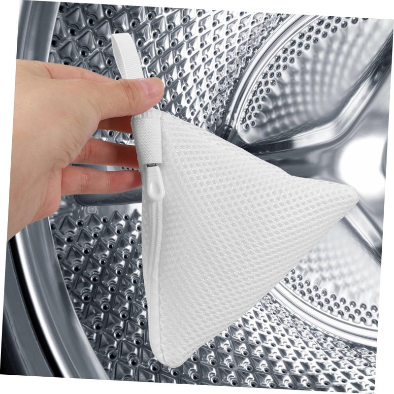 3pcs Mini Mesh Laundry Bags With Zipper Closure Polyester For Delicate Clothes - Image 5
