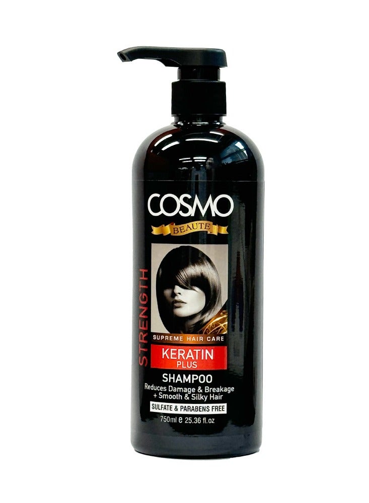 COSMO Cosmo Beaute Keratin Plus Shampoo 750ml - Image 1