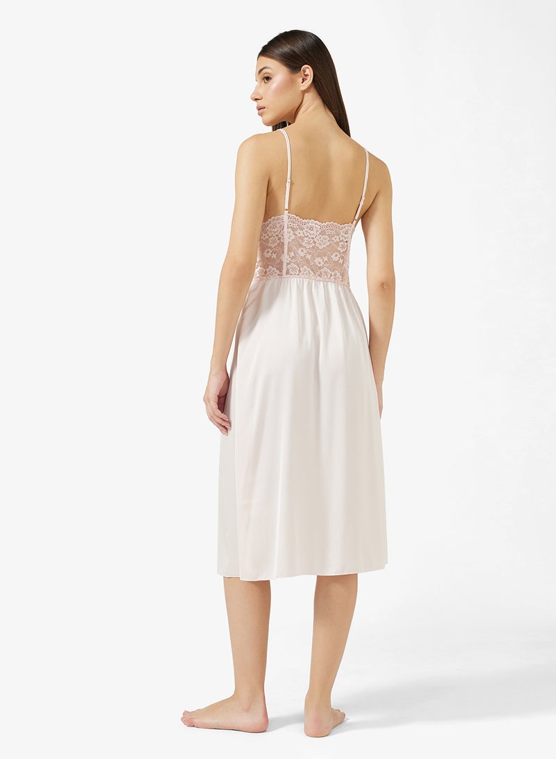 ELLA Night Dress With Lace - Image 2