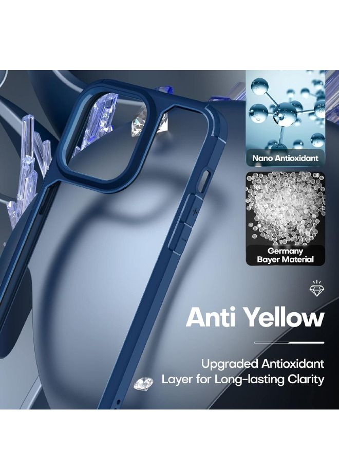 Designed for iPhone 15 Pro Case, with 9H Tempered Glass Screen Protector + Camera Lens Protector, Not Yellowing  Drop Shockproof Protection Slim Phone Case for Apple iPhone 15 Pro 2023 - Image 4