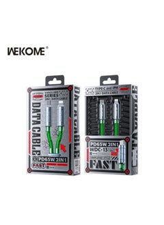 WEKOME A Charging Cable with 65W super-fast charging and 480Mbps high speed transmission And A Charging Cable with 27W fast charging.  - Image 2
