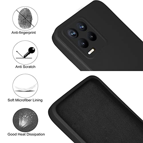 Jkobi Back Cover Case for Realme 8 | 8 PRO (Inside Fiber Cloth | Smooth Matte Finish | Elegant Professional Look |Black) - Image 5