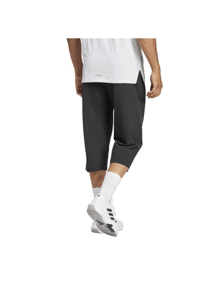 Adidas adidas TR-ES 3/4 PANT Black Training PANTS for Men - XS  - Image 2