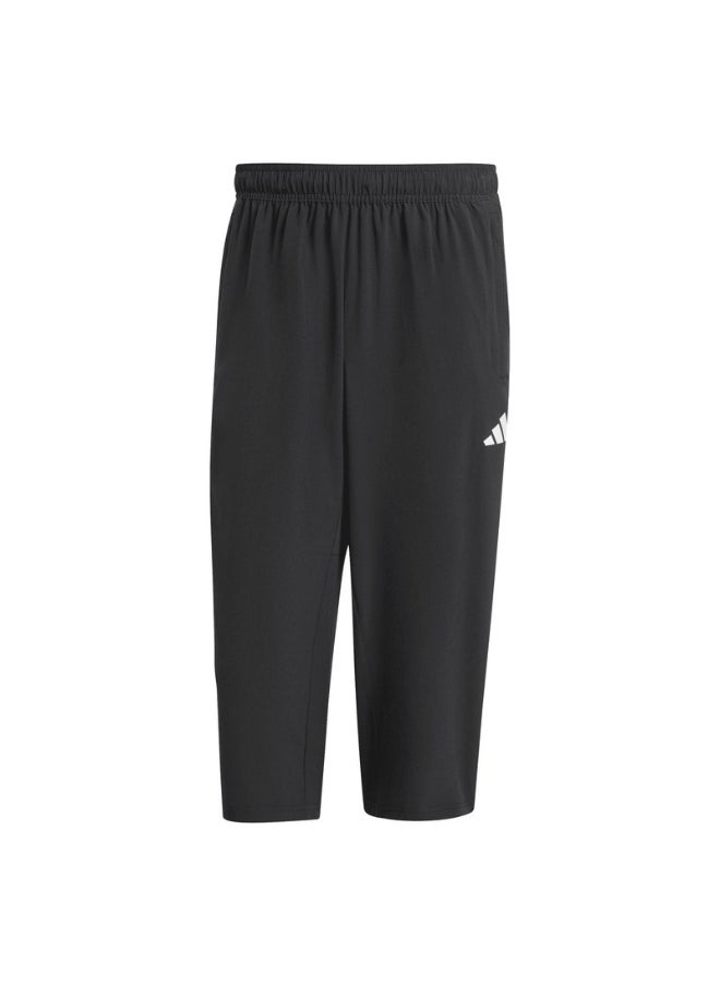 Adidas adidas TR-ES 3/4 PANT Black Training PANTS for Men - XS  - Image 4