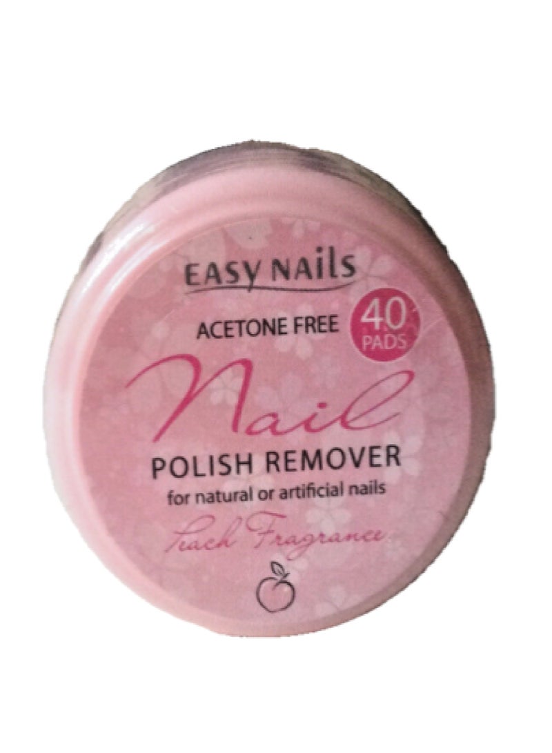 EASY NAIL POLISH REMOVER PADS 40'S