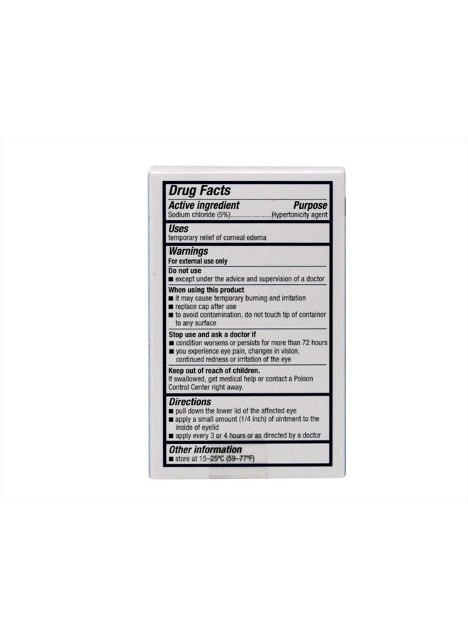 Bausch + Lomb Muro 128 Sterile Ophthalmic5 Percent Ointment,twin Pack - 0.25 Oz Sku 3701117  - Image 4