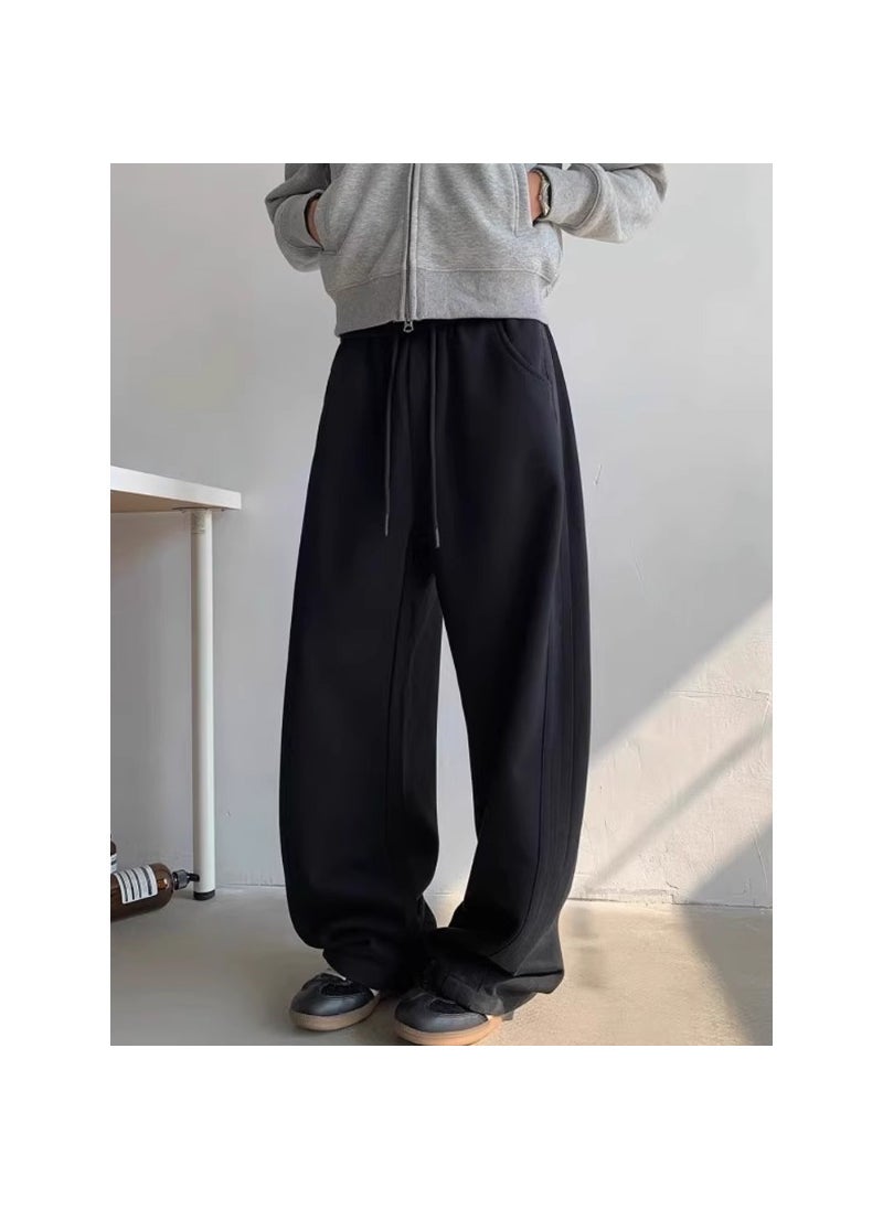 Generic Grey Machete Sweatpants Unisex Spring and Autumn cleanfit Casual Sports Pants Loose Straight Wide-leg Trousers Light gray  - Image 2