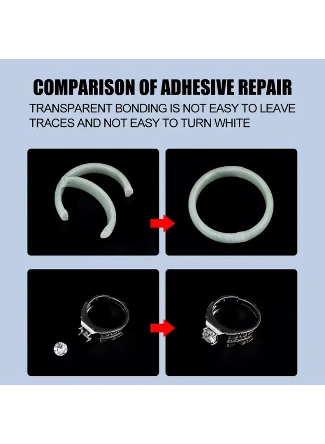 B-7000 Multi-Purpose Adhesive Glue - Strong & Durable Epoxy Resin for Jewelry, Mobile Phones, Fabric, Metal & Plastic - Transparent, Colorless, Ideal for Repair & Decoration, Jewelry Repair Glue | Transparent Adhesive | Versatile Adhesive  - Image 5
