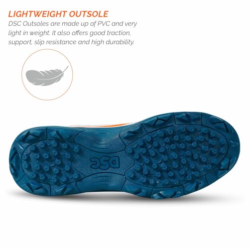 DSC Belter Cricket Shoes for Mens, Size-7, Teal Blue - Image 4
