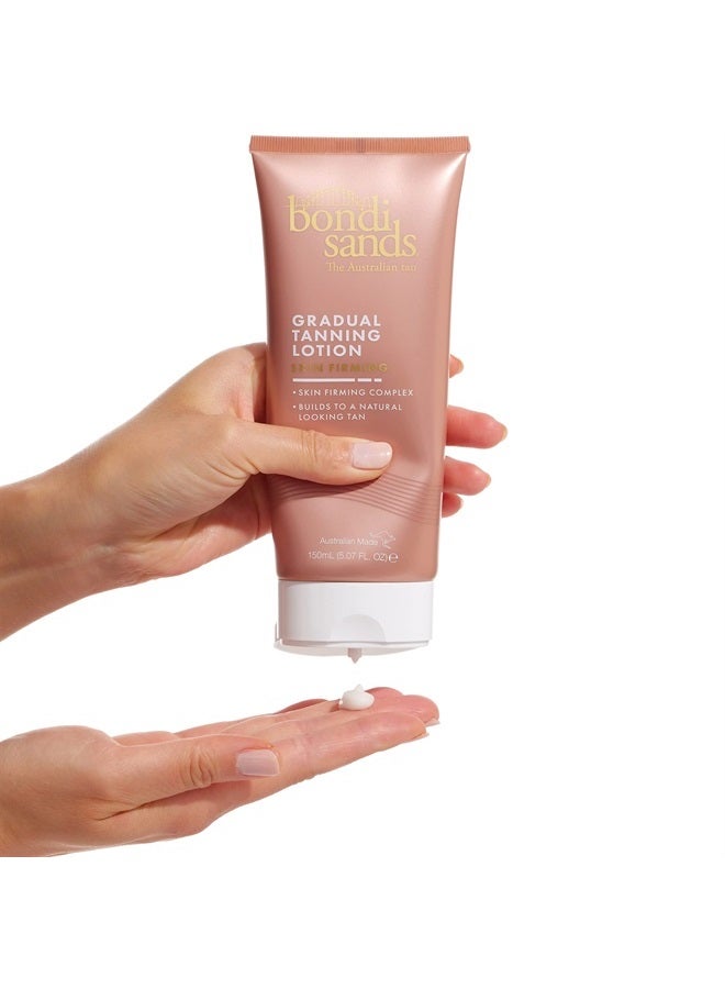 BONDI SANDS Skin Firming Gradual Tanning Lotion | Skin-Firming Complex Builds to a Natural-Looking Tan for Tight, Glowing Skin | 150 mL, 5.07 Fl. Oz. - Image 3