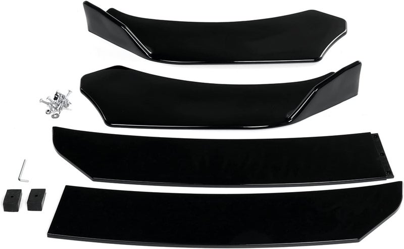 Vuzmode Universal Car Front Bumper Splitter Lip Kit - Image 1