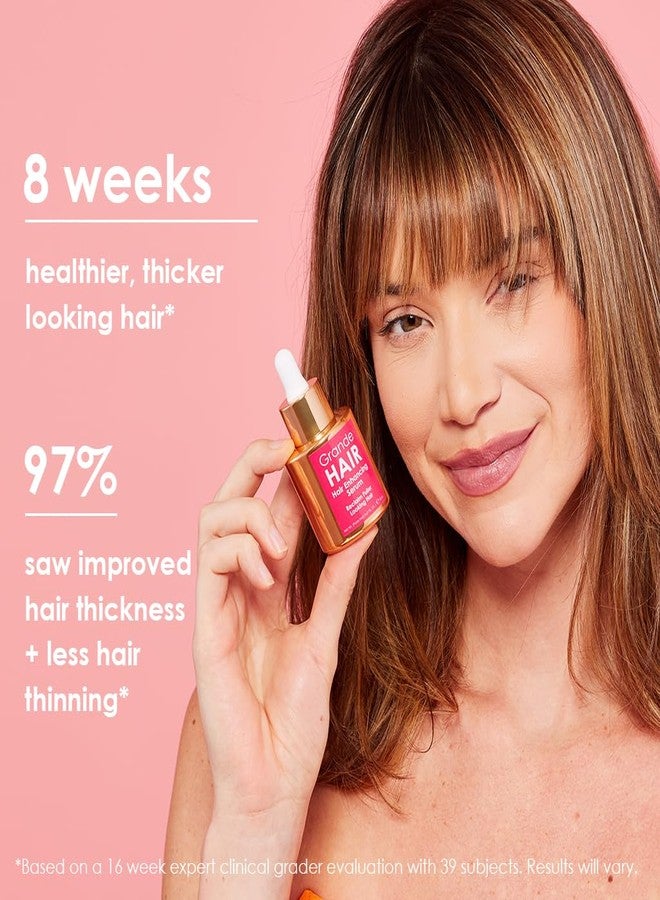Grande Cosmetics Enhancing Hair Serum for Men and Women, Promotes Thickness in Thinning Hair, Safe for Color Treated Hair - Image 3