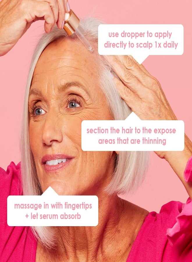 Grande Cosmetics Enhancing Hair Serum for Men and Women, Promotes Thickness in Thinning Hair, Safe for Color Treated Hair - Image 4