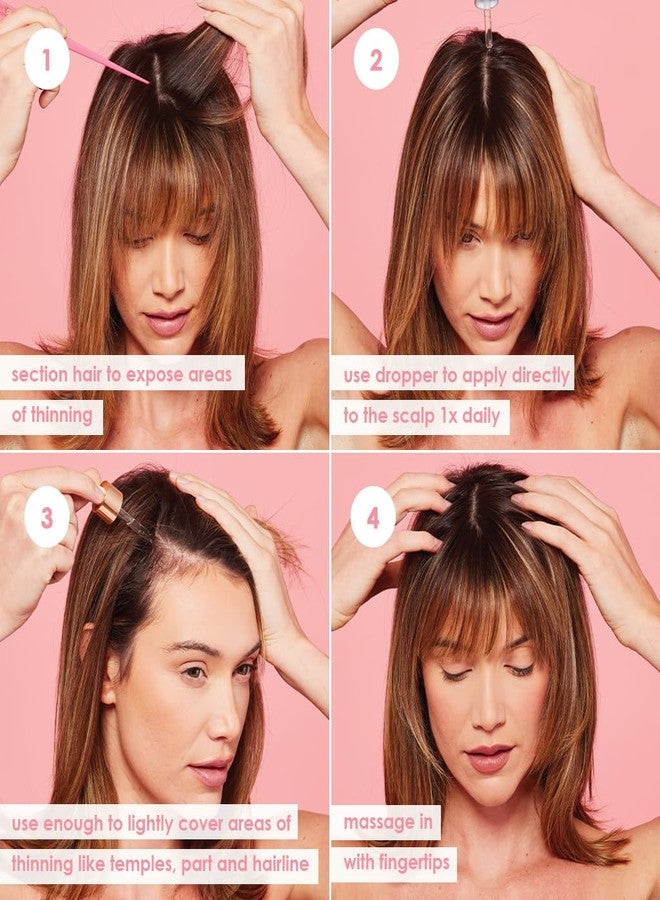 Grande Cosmetics Enhancing Hair Serum for Men and Women, Promotes Thickness in Thinning Hair, Safe for Color Treated Hair - Image 5