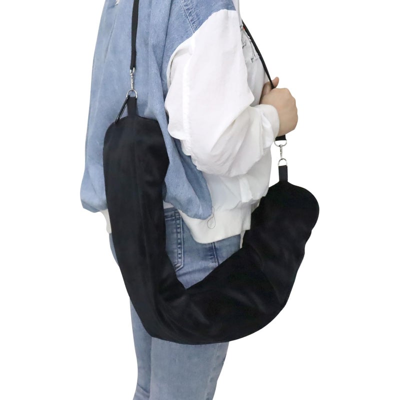 pinklilycare Travel Neck Pillow You Can Stuff With Clothes for Short Distance Travelers Avoid Excess Luggage Fees With Shoulder for Carrying - Image 1