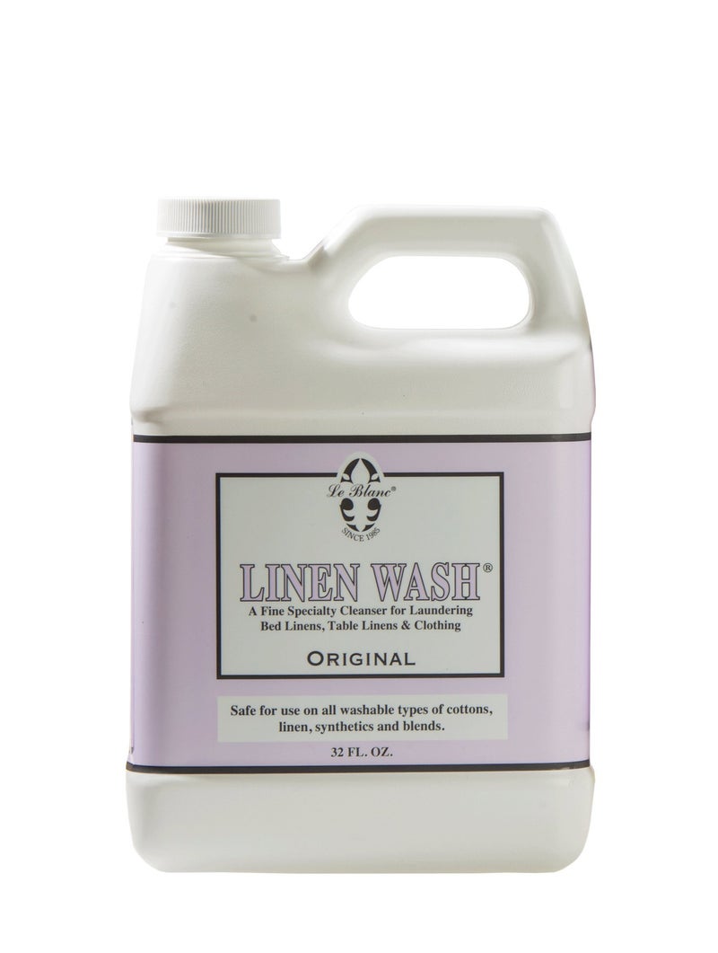 Le Blanc Linen Wash Classic Scent Clean Vintage Precious Heirloom Linens Safely, One 32 fl oz - Image 1
