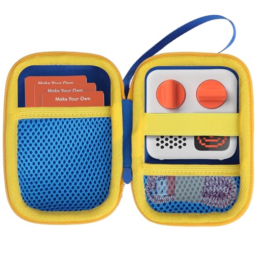 Lebakort Hard Case Compatible with Yoto Mini Kids Audio Music Player Children Speaker Plays Audiobook Cards Radio Blue Yellow Case - Image 1