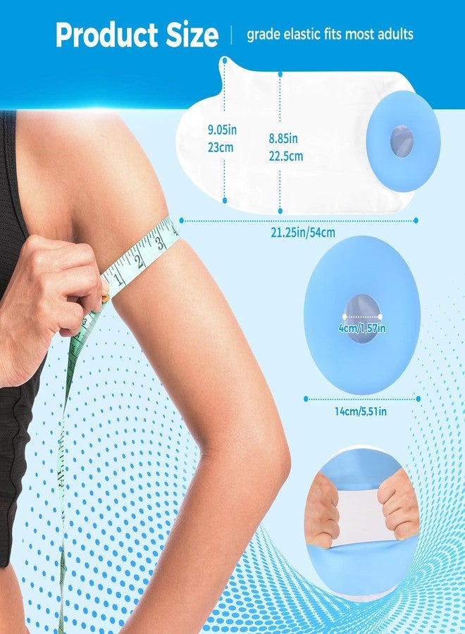 Bomxmon Adult Cast Cover Waterproof Arm for Shower, Reusable Bandage Protector for Shower Bath, Watertight Seal Tight Bathing Guard for Hand Wrist Finger Elbow (Adult Half Arm) - Image 4