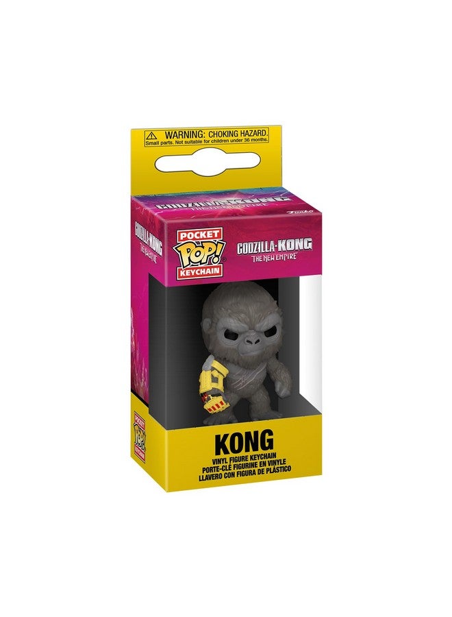 Funko POP! Keychain: Godzilla X King Kong: The New Empire - King Kong With Mechanical Arm - Godzilla Vs Kong Novelty Keyring - Collectable Mini Figure - Stocking Filler - Gift Idea - Movies Fans - Image 2