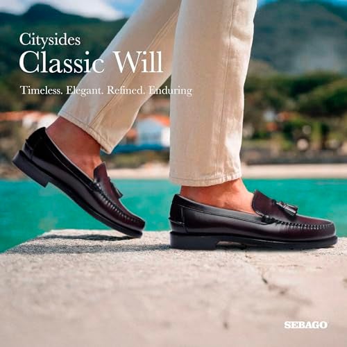 Sebago Men's Classic Will Loafer Shoes, Brown Burgundy - 9.5 Regular - Image 2