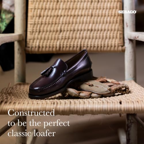 Sebago Men's Classic Will Loafer Shoes, Brown Burgundy - 9.5 Regular - Image 5