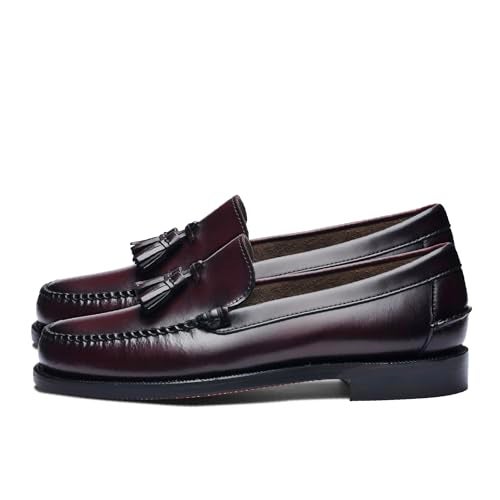 Sebago Men's Classic Will Loafer Shoes, Brown Burgundy - 9.5 Regular - Image 1