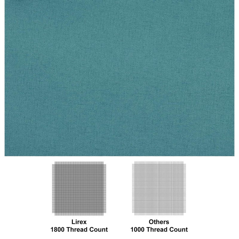 Lirex Twin Size Flat Sheet Only Ultra Soft & Breathable Brushed 1800 Microfiber Hotel Quality Green Flat Sheet Sold Separately Top Sheet for Bed (Green  Twin) - Image 2