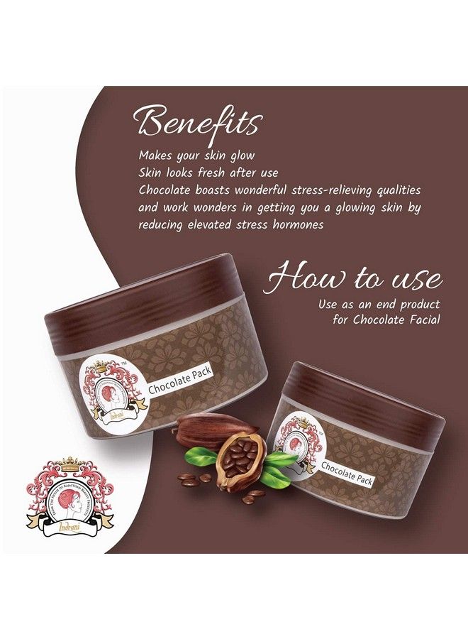 Indrani Cosmetics Indrani Chocolate Pack For Women Skin Rejuvenation 50 Gm - Image 3