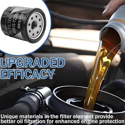 Kefly 90915-YZZF2 Engine Oil Filters 90915-YZZN1 Fits for Toyota RAV4 Camry Corolla Prius Highlander Avalon Lexus Replaces 90915-10009 90915-YZZE1 (6-Pack) - Image 5