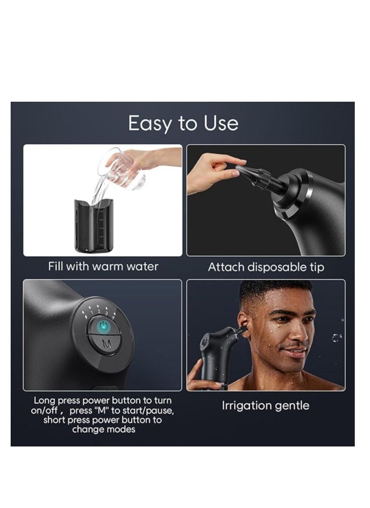 ARNOTEC - Ear Wax Removal Kit with 4 Pressure Modes, 10pcs Nozzles, Portable and Convenient, Long Lasting Battery, Safe and Gentle, 200ml Water Tank, - Image 1