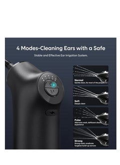 ARNOTEC Ear Wax Removal Kit with 4 Pressure Modes, 10pcs Nozzles, Portable and Convenient, Long Lasting Battery, Safe and Gentle, 200ml Water Tank,  - Image 3