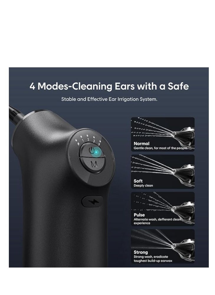 ARNOTEC - Ear Wax Removal Kit with 4 Pressure Modes, 10pcs Nozzles, Portable and Convenient, Long Lasting Battery, Safe and Gentle, 200ml Water Tank, - Image 1