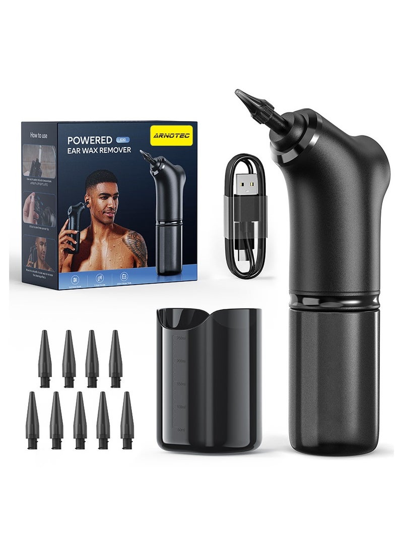 ARNOTEC - Ear Wax Removal Kit with 4 Pressure Modes, 10pcs Nozzles, Portable and Convenient, Long Lasting Battery, Safe and Gentle, 200ml Water Tank, - Image 1