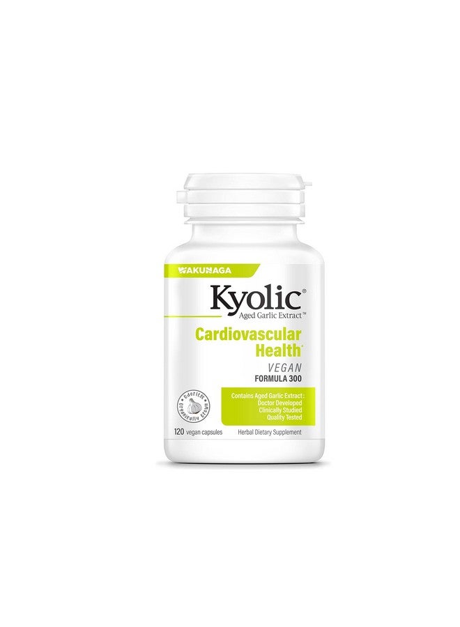 Kyolic Aged Garlic Extract Formula 300 Vegan, 120 Capsules - Image 1