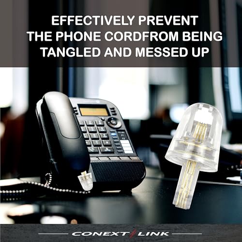 Conext Link Telephone Handset Phone Coil Cord Swivel Twist Top Untangle Detangler RJ11 4P4C - Image 5