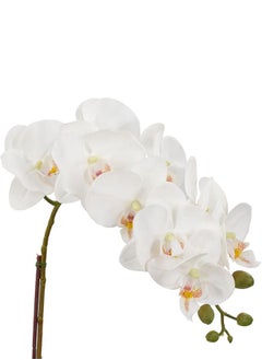Yatai Artificial Orchid Flowers 55cm White/Green  - Image 2