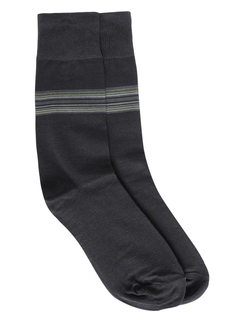 BYC MEN'S FORMAL SOCKS (PACK OF 3) - CHARCOAL GREY