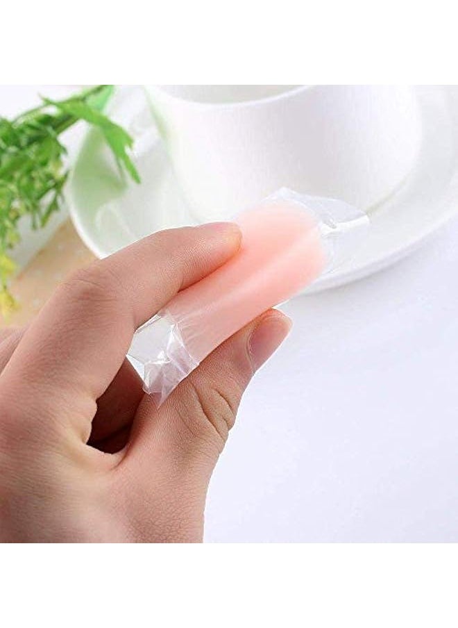 AL RAID - 2 Pairs Reusable Silicone Nipple Cover Invisible Self Adhesive Silicone Breast Pads Breathable, Nude, One Size - Image 1