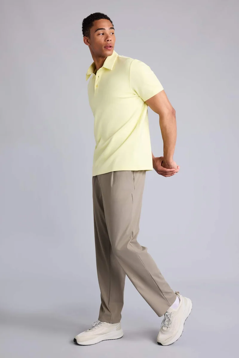 DeFacto Standard Fit Modal Short Sleeve Polo T-Shirt