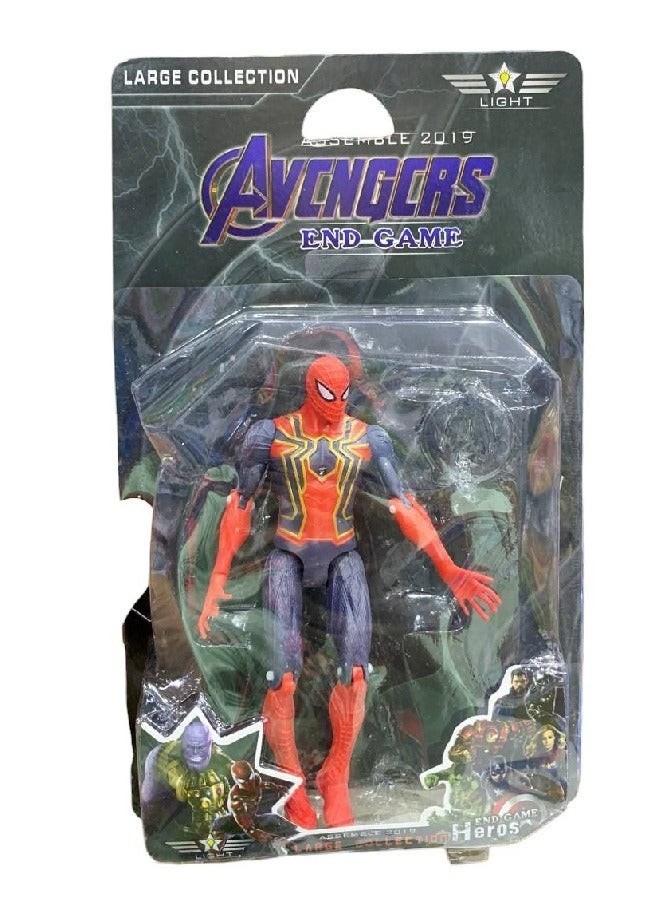 AVENGERS Spider-Man Action Figure Hero Toy Set - Superhero Action Figure with Lights - Best Gift for Boys - Image 2