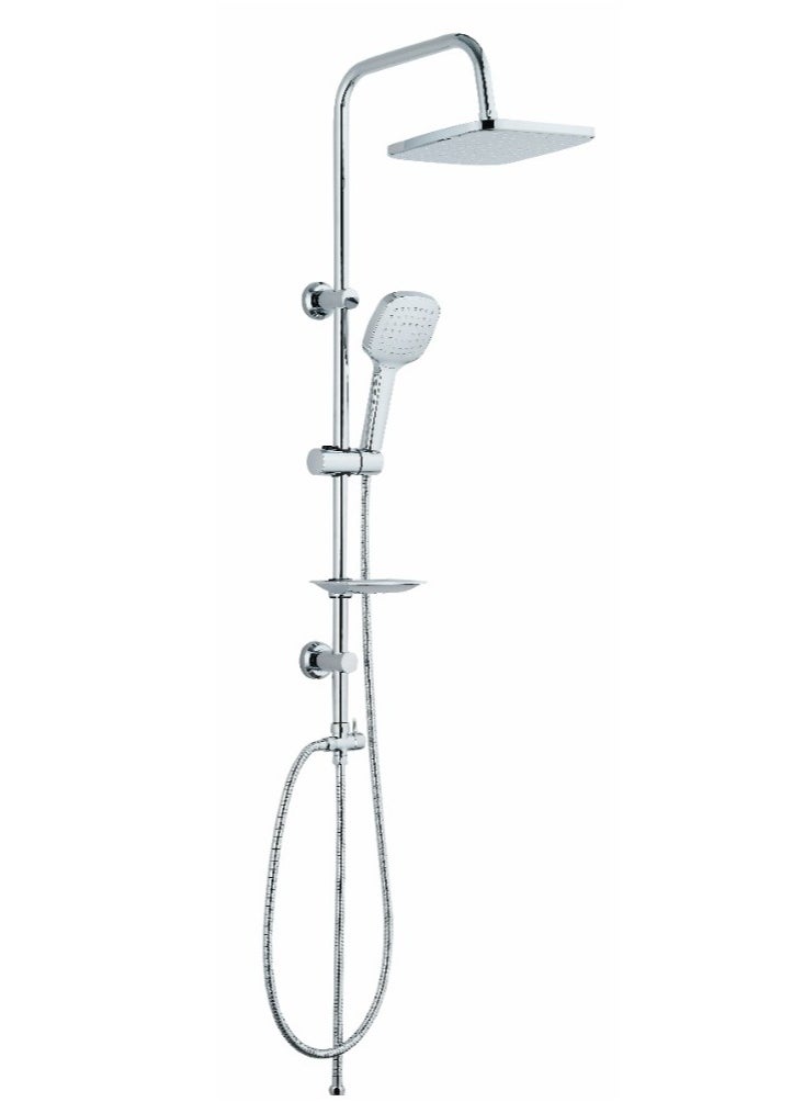 MODI V.MAX MODI Stainless Steel Shower Wall Panel System | 5 Function Hand Shower Top Spray, Inner Tube and Shower Rod Shower System  - Image 1