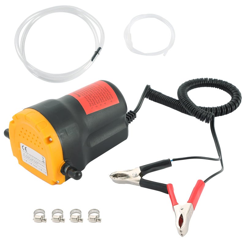Acymner Oil Change Pump Extractor | 12V 60W Oil Extractor Pump Diesel Fluid Transfer Scavenge Suction Pump Oil Quick Changer for Boat, Car, Speedboat, Motorcycle