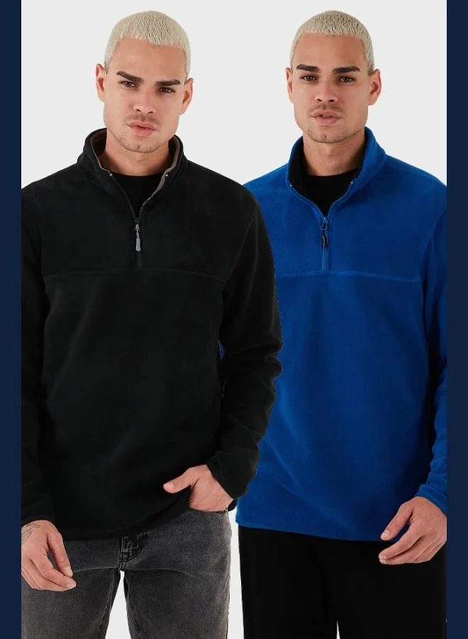 بوراتي بوراتي قطعتان بياقة واقفة مقاومة للوبر رجالي