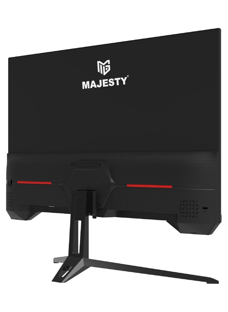 Majesty Gaming Monitor 𝟐𝟒.𝟓 Inches FHD 1920x1080, IPS, 𝟐𝟎𝟎𝐇𝐳, 0.5ms GTG, HDR400, 123% sRGB, G-SYNC, Built-in Speakers, DisplayPort, HDMI, VESA