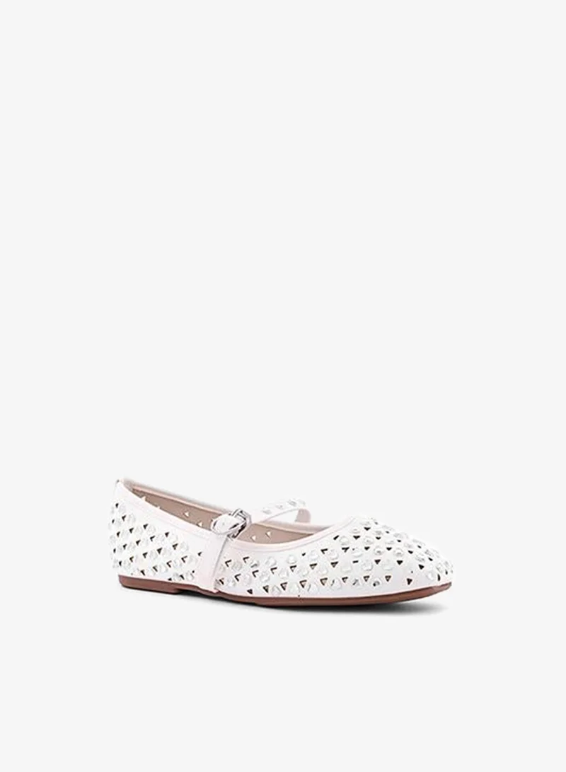 Cuple Girls Embellished Mary Jane Flats