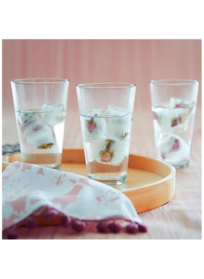 LAV 3 Pieces Nora Long Drink Tumbler Set 325 Ml - Clear  - Image 3
