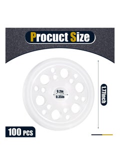 Generic 45 mm Plastic Washers, Load Spreading Polypropylene Washers for Fixing and Supporting Rigid Foam Insulation Foam Board Load Spreading for Screws Nail, Remove it Easily, Insulation (100 Pcs)  - Image 4