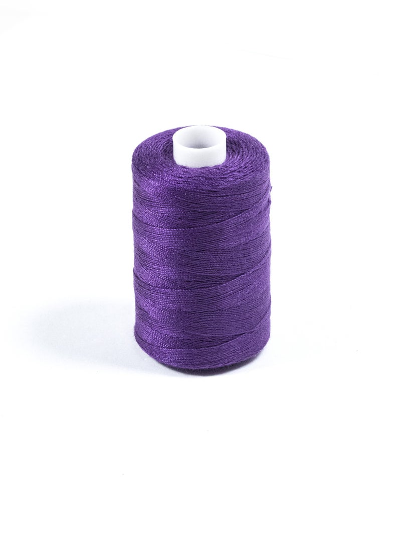 3 Rolls Jeans Sewing Threads – Durable Denim Stitching for DIY Projects (Purple, Beige, Pinkish Red) – 300 Yards Each - Image 4